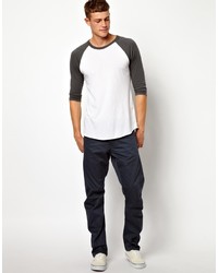 Pantalon chino bleu marine Jack and Jones