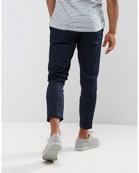 Pantalon chino bleu marine Jack and Jones