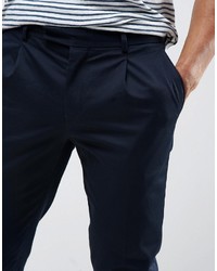 Pantalon chino bleu marine Jack and Jones