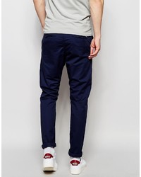 Pantalon chino bleu marine Jack and Jones