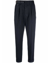 Pantalon chino bleu marine Lardini