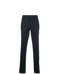 Pantalon chino bleu marine Lardini