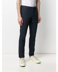 Pantalon chino bleu marine Dondup