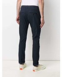 Pantalon chino bleu marine Dondup