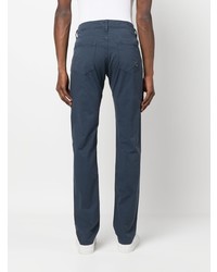 Pantalon chino bleu marine Incotex