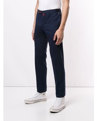 Pantalon chino bleu marine Kiton