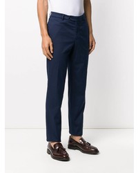 Pantalon chino bleu marine Brunello Cucinelli