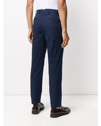 Pantalon chino bleu marine Brunello Cucinelli