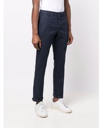 Pantalon chino bleu marine Dondup