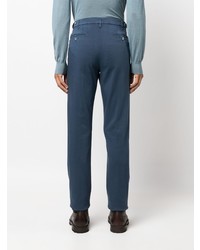 Pantalon chino bleu marine Corneliani