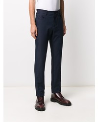 Pantalon chino bleu marine Incotex