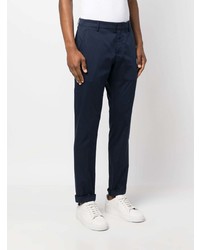 Pantalon chino bleu marine Dondup