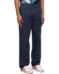 Pantalon chino bleu marine Nicholas Daley