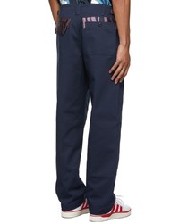 Pantalon chino bleu marine Nicholas Daley