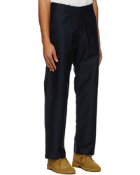 Pantalon chino bleu marine Nanamica