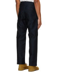 Pantalon chino bleu marine Nanamica