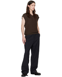 Pantalon chino bleu marine Mhl By Margaret Howell