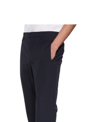 Pantalon chino bleu marine Prada