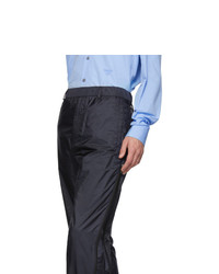 Pantalon chino bleu marine Prada