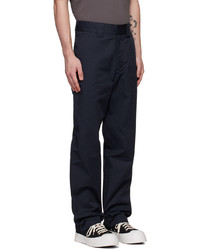 Pantalon chino bleu marine Sunnei