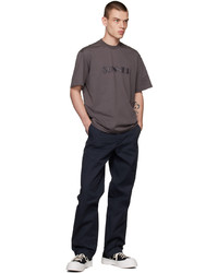 Pantalon chino bleu marine Sunnei