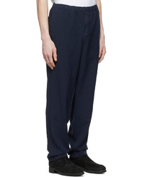 Pantalon chino bleu marine Undercover