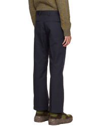 Pantalon chino bleu marine Acne Studios