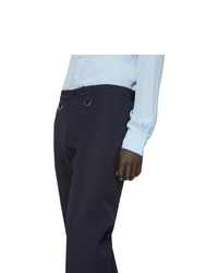 Pantalon chino bleu marine Valentino