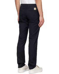 Pantalon chino bleu marine CARHARTT WORK IN PROGRESS