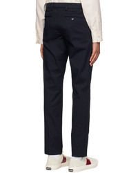 Pantalon chino bleu marine Agnona