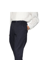 Pantalon chino bleu marine Issey Miyake Men