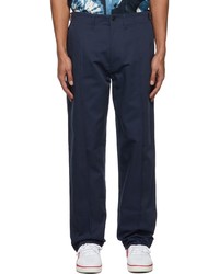 Pantalon chino bleu marine Nicholas Daley