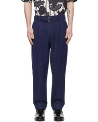 Pantalon chino bleu marine Officine Generale
