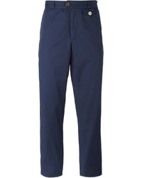 Pantalon chino bleu marine Oliver Spencer
