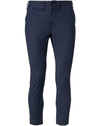 Pantalon chino bleu marine