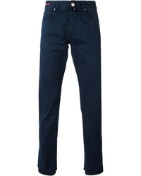 Pantalon chino bleu marine