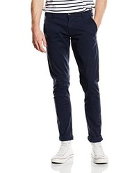 Pantalon chino bleu marine