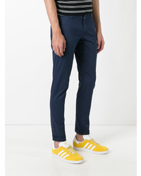 Pantalon chino bleu marine Dondup