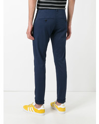 Pantalon chino bleu marine Dondup