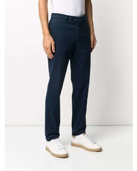 Pantalon chino bleu marine Brunello Cucinelli