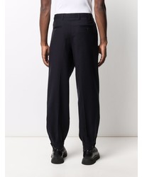 Pantalon chino bleu marine Giorgio Armani