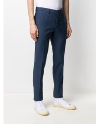 Pantalon chino bleu marine Incotex