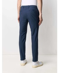 Pantalon chino bleu marine Incotex