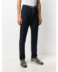 Pantalon chino bleu marine Canali