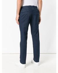 Pantalon chino bleu marine Incotex