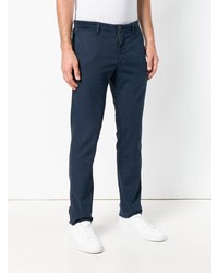 Pantalon chino bleu marine Incotex