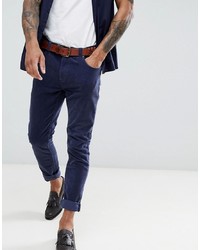 Pantalon chino bleu marine Rollas