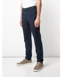 Pantalon chino bleu marine Brunello Cucinelli