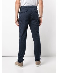 Pantalon chino bleu marine Brunello Cucinelli