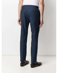 Pantalon chino bleu marine Incotex